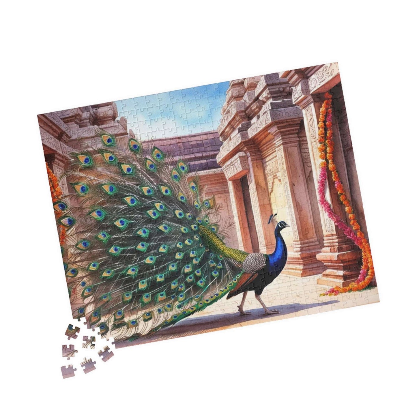 Peacock Jigsaw Puzzle - 110, 252, 520, 1014-Piece, Holiday or Birthday Gift for Animal Puzzle Lovers Puzzle The Puzzle Chest