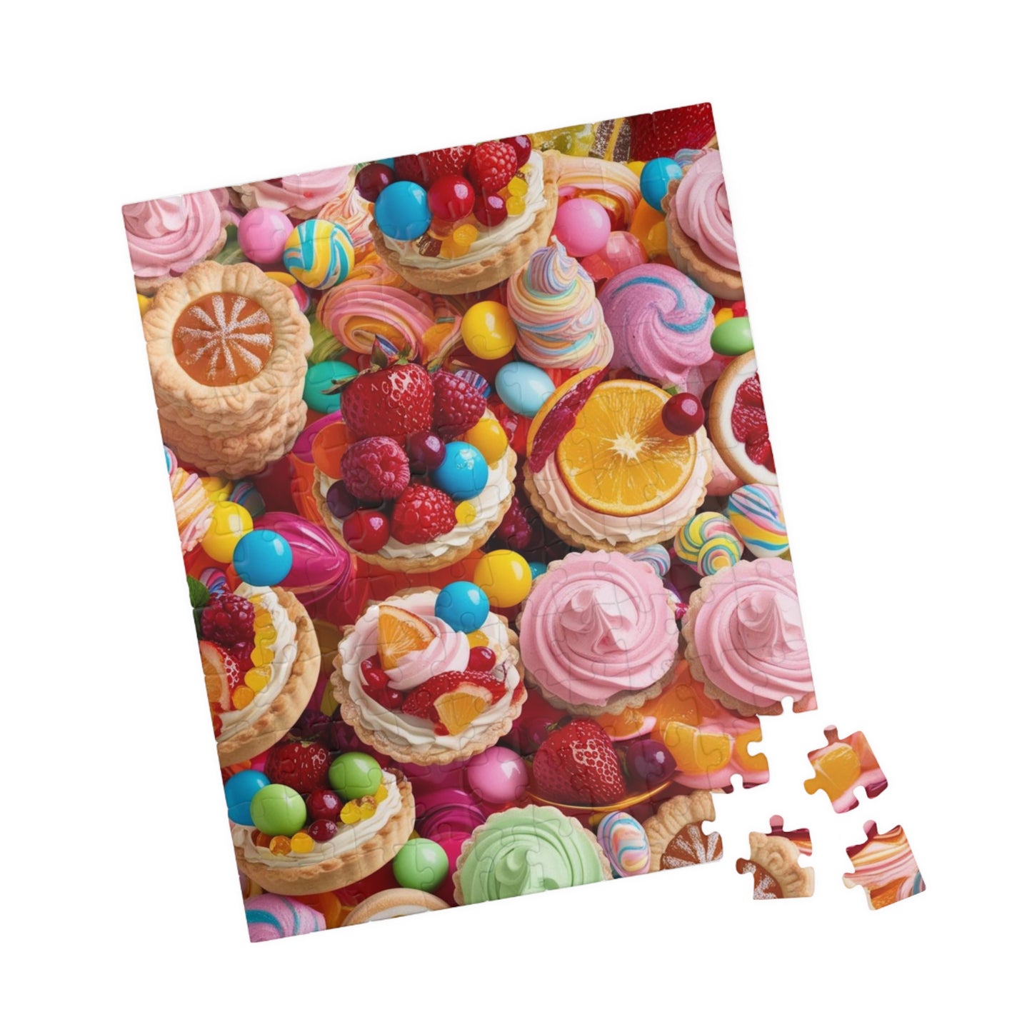 Sweet Treats Collage Puzzle, Perfect for Family or Solo Fun, Birthday Gifts, Rainy Day Entertainment, Holiday Gatherings Puzzle The Puzzle Chest
