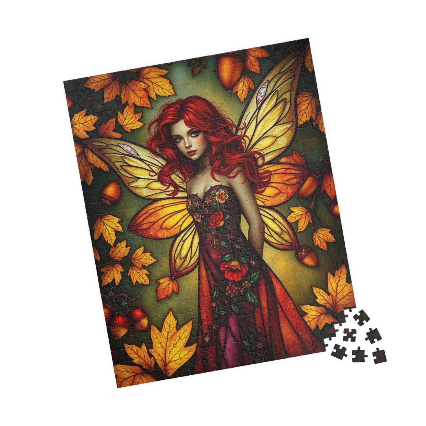 Autumn Fairy Tale Puzzle - Magical Artwork for Unique Home Decor, Gift for Puzzle Lovers, Family or Solo Activity, Brain Teaser