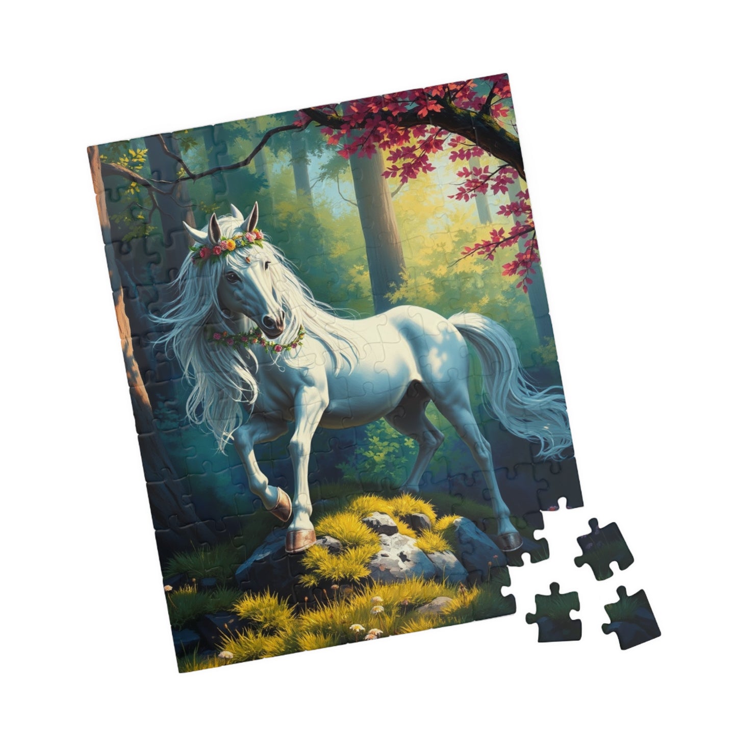 Magical Unicorn Puzzle - 110, 252, 520, 1014-piece, Jigsaw Game for Adults, Fantasy Lover Gift, Mindfulness Activity, Home Entertainment Puzzle The Puzzle Chest