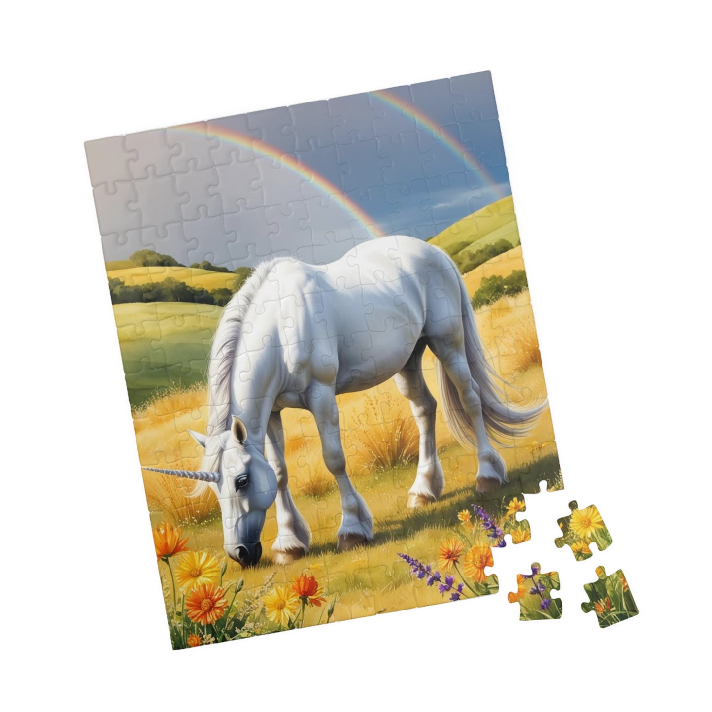 Unicorn Jigsaw Puzzle, Enchanting Mystical Creature 110-1014 Pieces, Perfect Gift for Adults, Fantasy Decor, Family Game Night Puzzle The Puzzle Chest