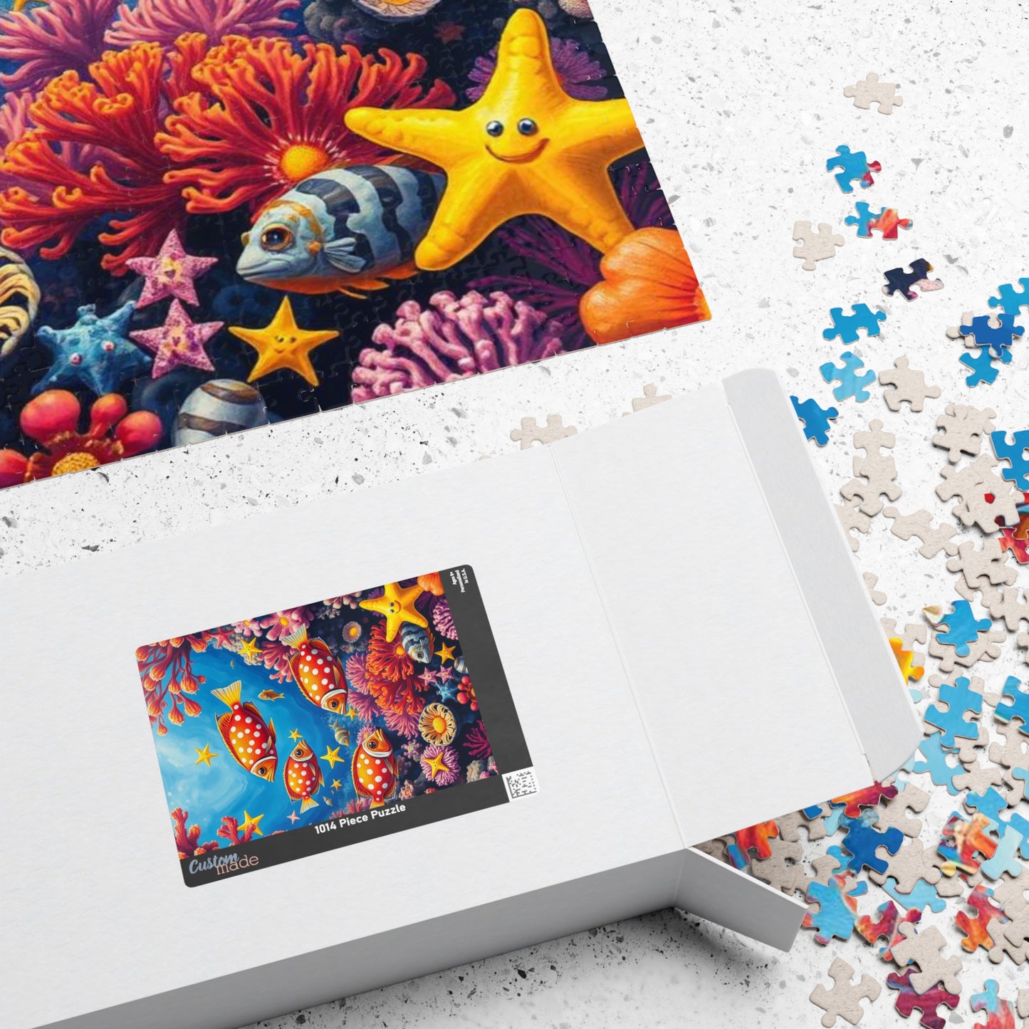 Ocean Puzzle with Tropical Fish, Colorful Underwater Jigsaw Puzzle for Adult, Fun Family Activity, Creative Birthday Holiday Gift for Friend Puzzle The Puzzle Chest