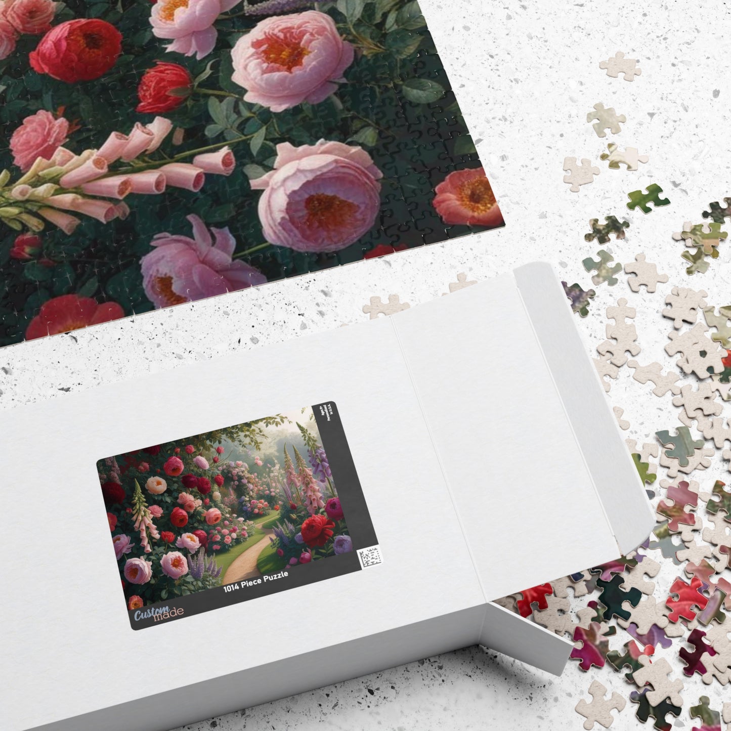 Floral Pathway Puzzle, Beautiful Garden Adult Jigsaw Game, Relaxing Indoor Activity, Home and Family Entertainment, Gift for Nature Lovers Puzzle The Puzzle Chest