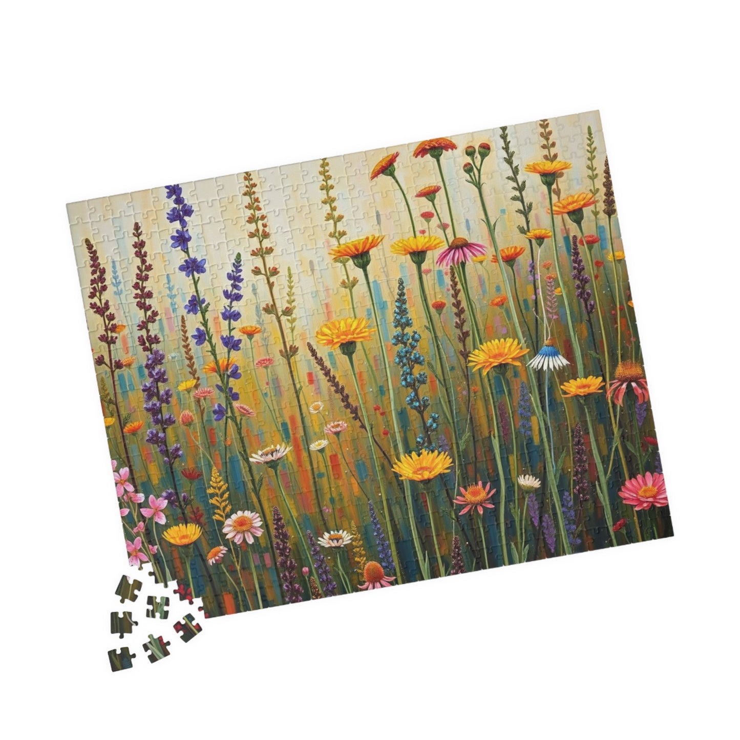 Colorful Floral Art Puzzle | Nature-Themed Puzzle | Fun Family Activity | Unique Gifts for Garden Lovers | Creative Gift Idea | Relaxing Puzzle The Puzzle Chest