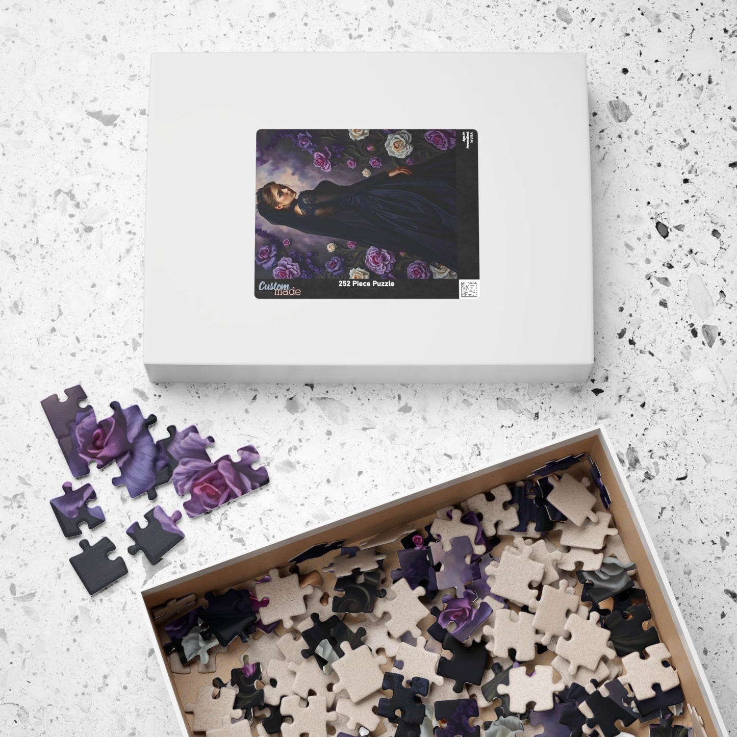 Dark Elegance Art Puzzle, Gothic Puzzle, Puzzle Gift for Adults, Unique Home Décor, Family Game Night, 110-1014 Pieces Puzzle The Puzzle Chest