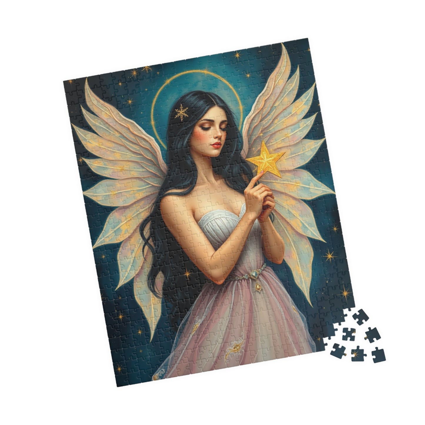Whimsical Fairy Puzzle, Enchanting Jigsaw Game for All Ages, Perfect Gift for Birthdays, Family Gatherings, Cozy Nights In, Quiet Leisure
