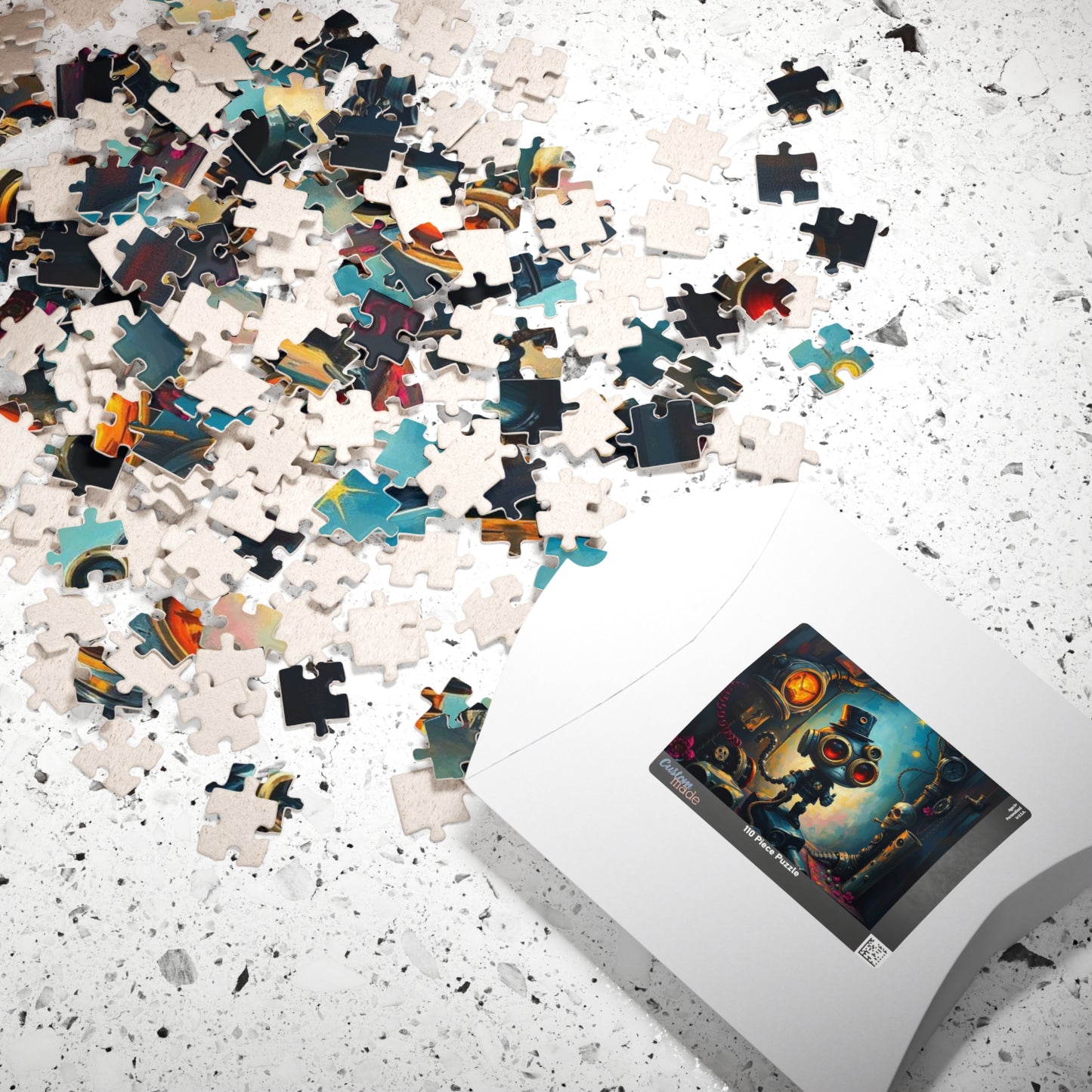 Whimsical Steampunk Jigsaw Puzzle, Unique Birthday Holiday Gift, Family Fun Game Night, Quiet Home Entertainment, Puzzle Lover Puzzle The Puzzle Chest