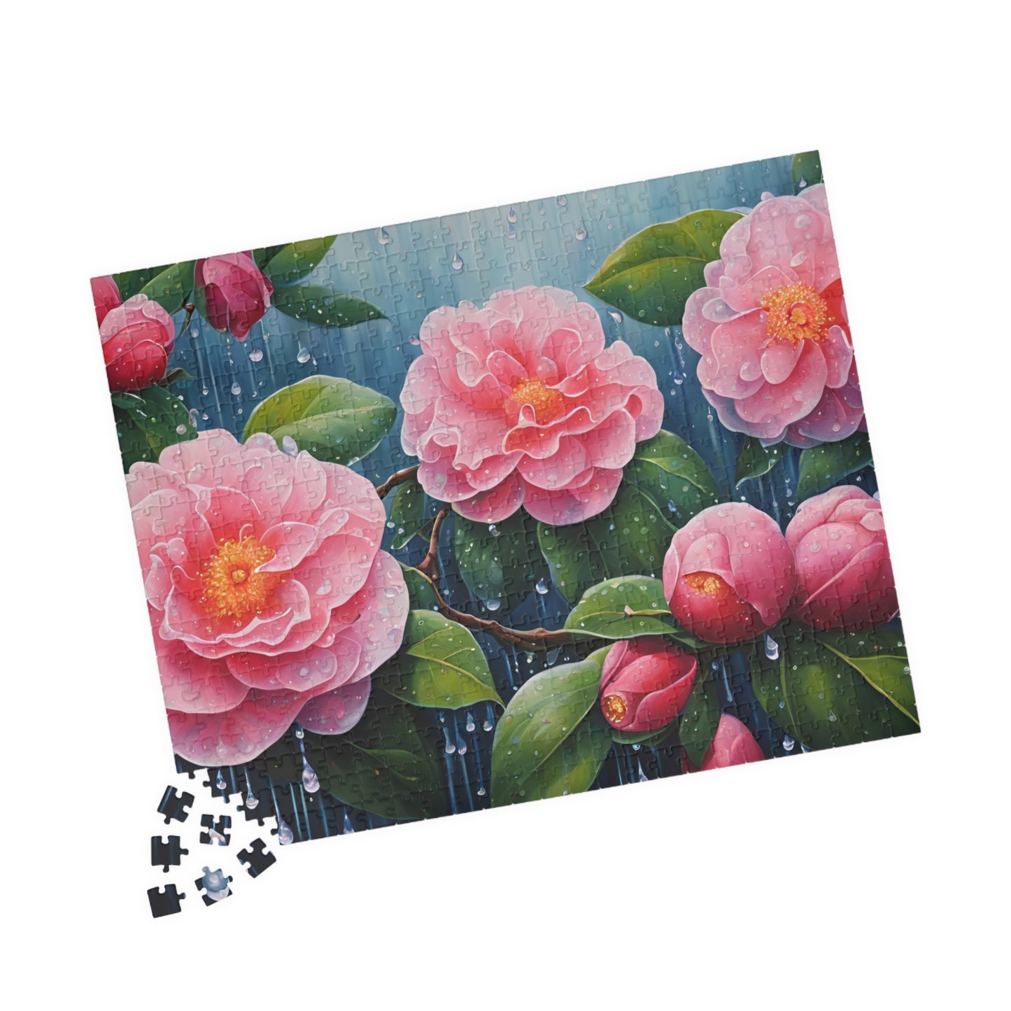 Peonies Jigsaw Puzzle, Floral Art Puzzle Lover Gift, Relaxing Hobby, Mindfulness Activity, Flower Lover Keepsake, Rainy Day Indoor Game Puzzle The Puzzle Chest
