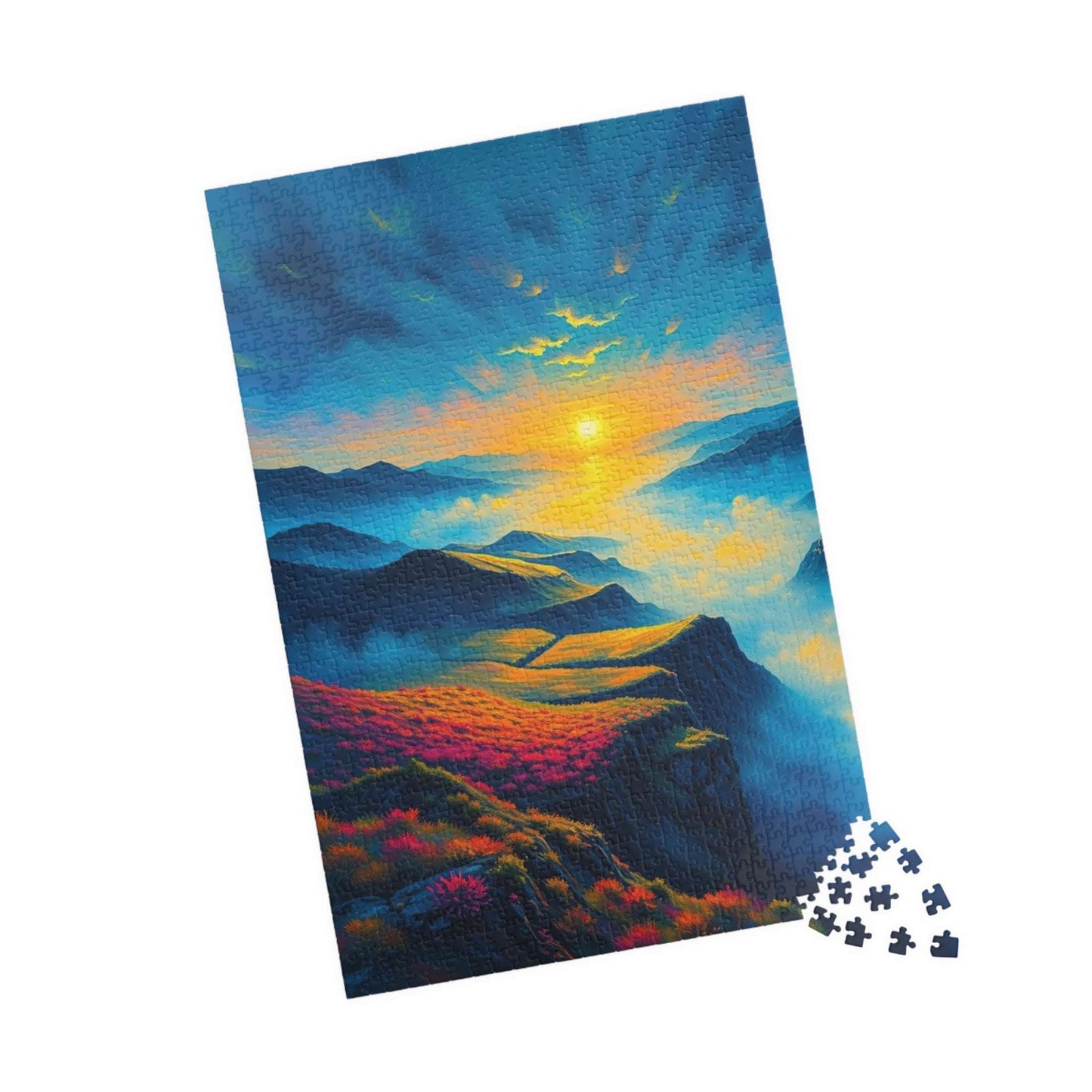 Serene Sunrise Jigsaw Puzzle - 110, 252, 520, 1014 pieces, Puzzle for Relaxation, Fun Family Bonding, Gift for Nature Lovers, Home Decor Puzzle The Puzzle Chest