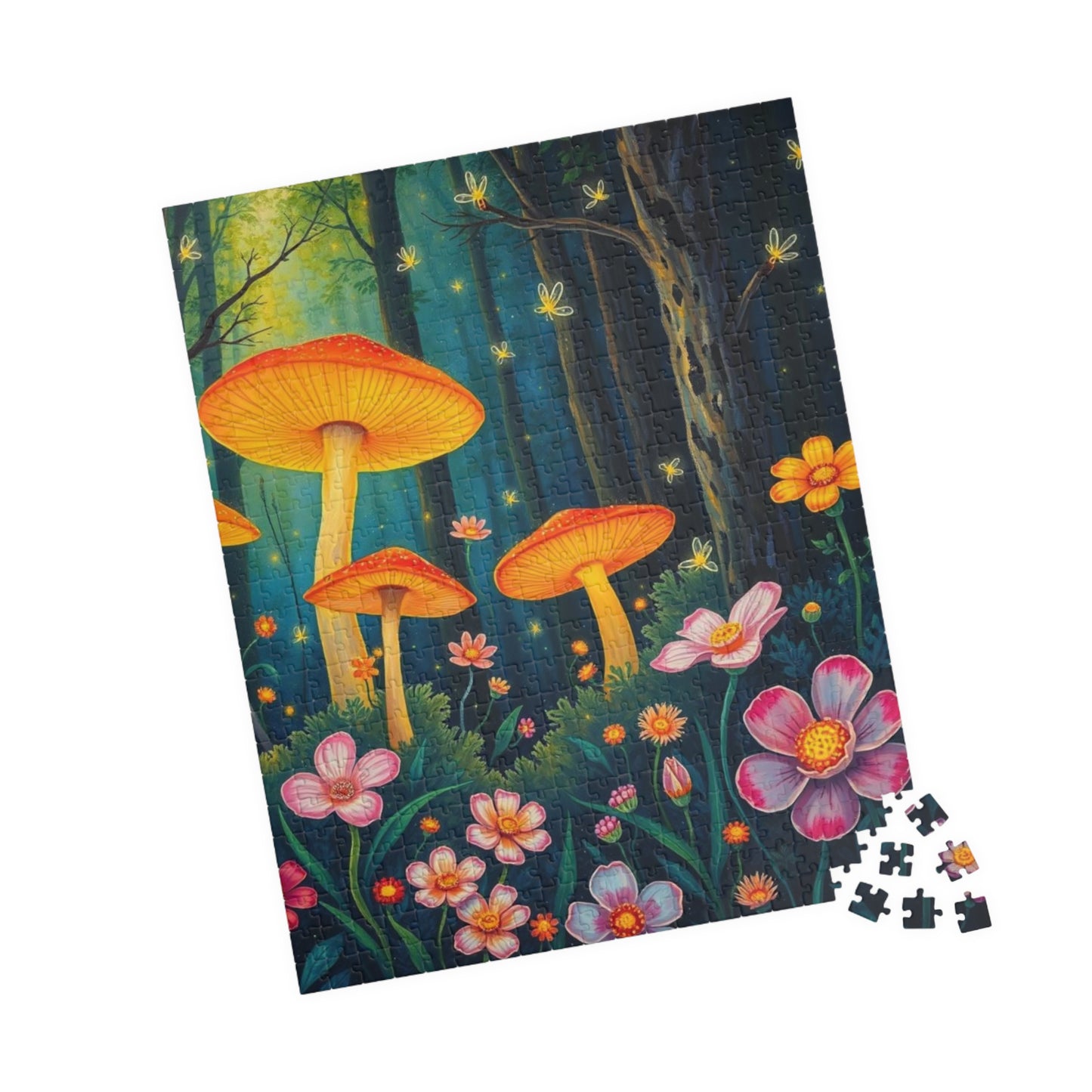 Mushroom Forest Puzzle, Nature-Themed Jigsaw Game, 110-1014 Piece Family or Solo Fun, Holiday Birthday Gift for Nature Lover, Friend Puzzle The Puzzle Chest