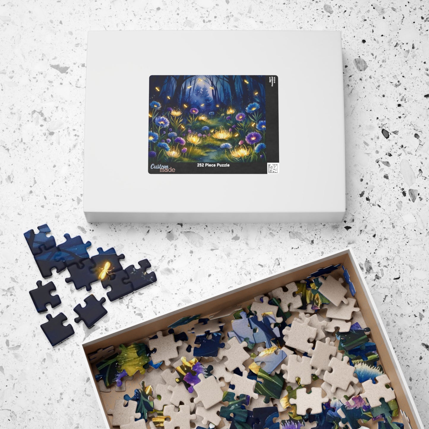 Enchanting Floral Jigsaw Puzzle, Perfect for Nature Lovers, Family Game Night, Gifts, Quiet Home Entertainment, Cozy Evenings Puzzle The Puzzle Chest