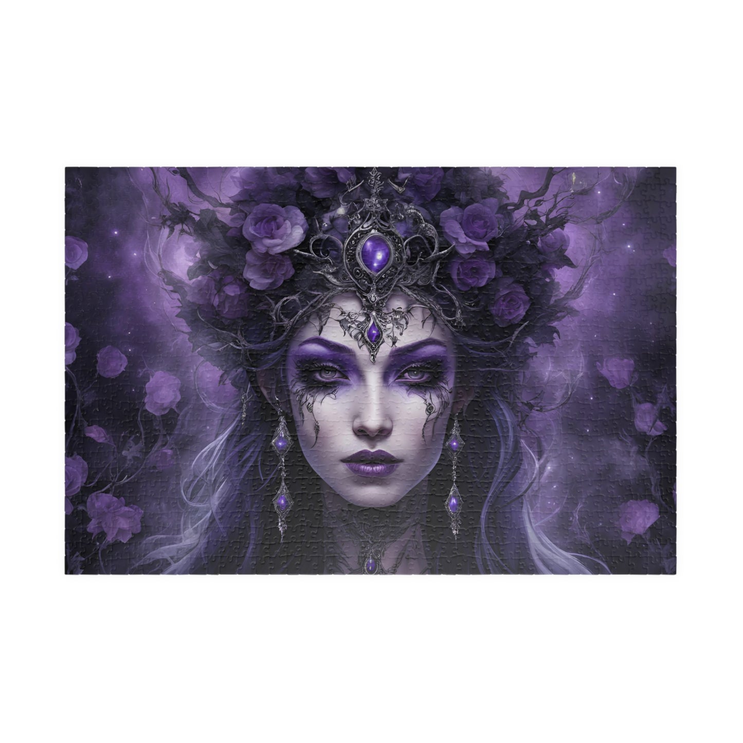 Fairy Queen Gothic Jigsaw Puzzle, 110 252 520 1014-Piece Gifted Unique Game for Adults, Gift Idea for Fantasy Lovers and Puzzle Enthusiasts 1014 pcs (Horizontal) Puzzle The Puzzle Chest