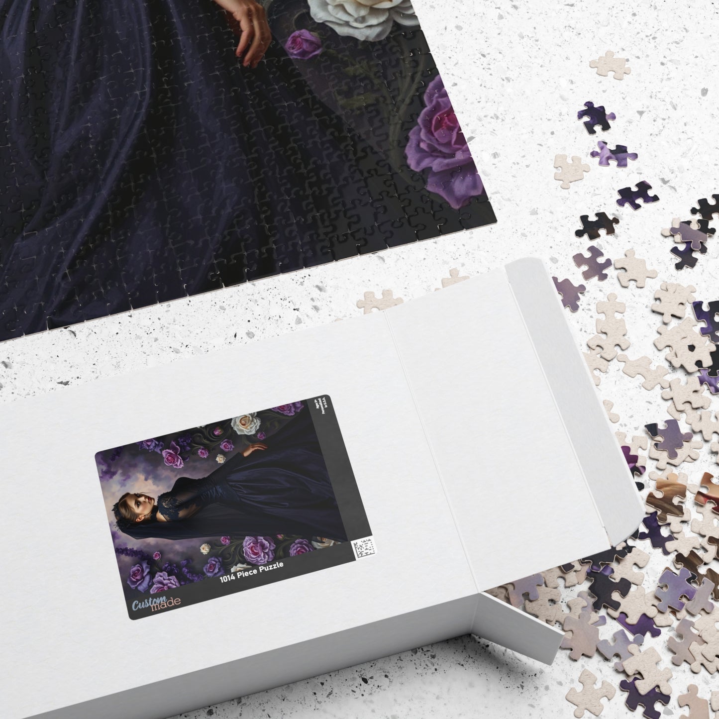 Dark Elegance Art Puzzle, Gothic Puzzle, Puzzle Gift for Adults, Unique Home Décor, Family Game Night, 110-1014 Pieces Puzzle The Puzzle Chest