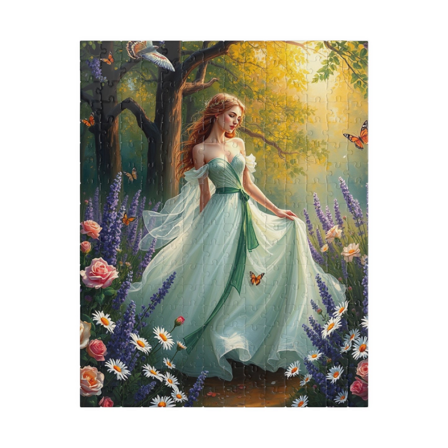 Heavenly Maiden Jigsaw Puzzle, Virgo Zodiac Sign Jigsaw Game, Beautiful Art Puzzle for Adults, Fantasy Lover Gift for Friends, Family Night 252 pcs (Vertical) Puzzle The Puzzle Chest