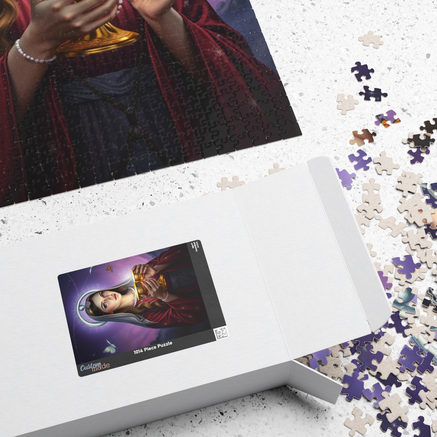 Radiant Priestess Puzzle, Enchanting Mythical Maiden 110-1014 Piece Jigsaw Game, Best Gift for Art Lovers, Family Fun, Home Decor, Unique Puzzle The Puzzle Chest