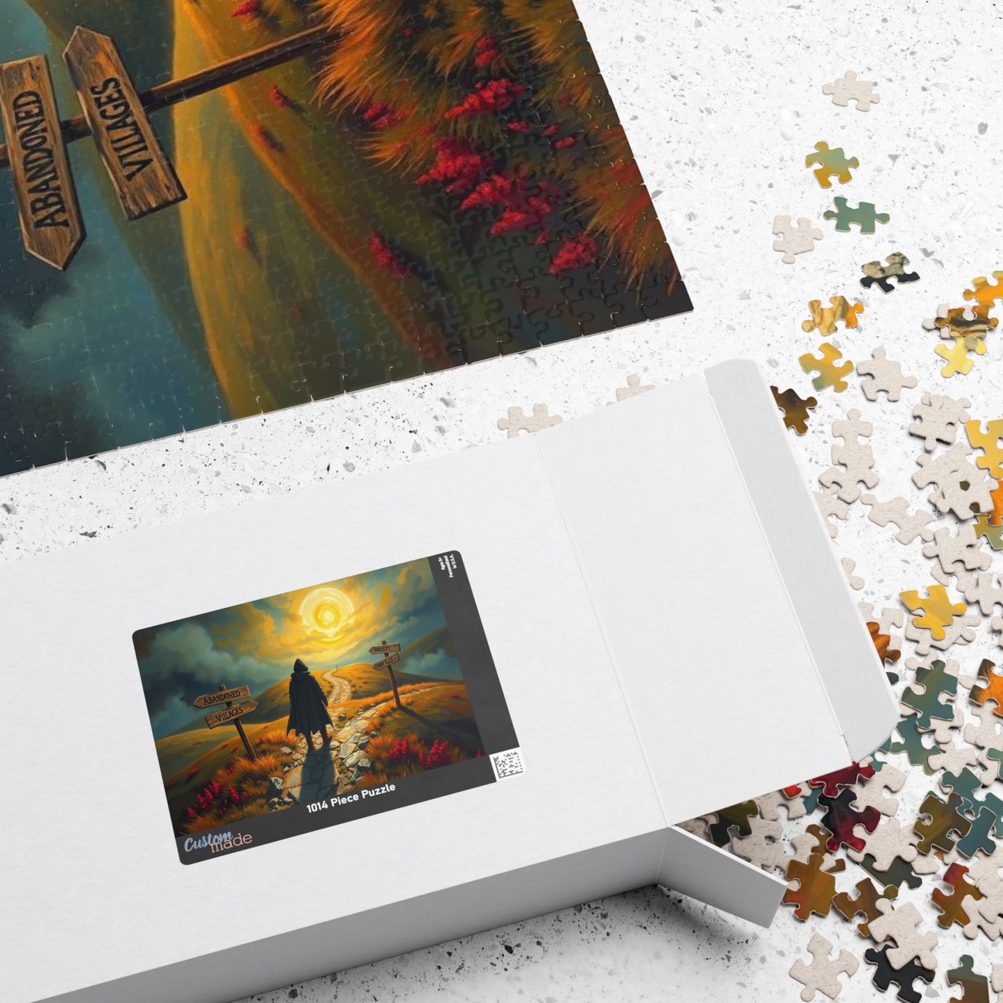 Crossroads of the Forsaken Jigsaw Puzzle, Gothic Puzzle, Mystical Journey Puzzle, Perfect for Game Night, Solo Fun, Gifts, and Home Decor Puzzle The Puzzle Chest