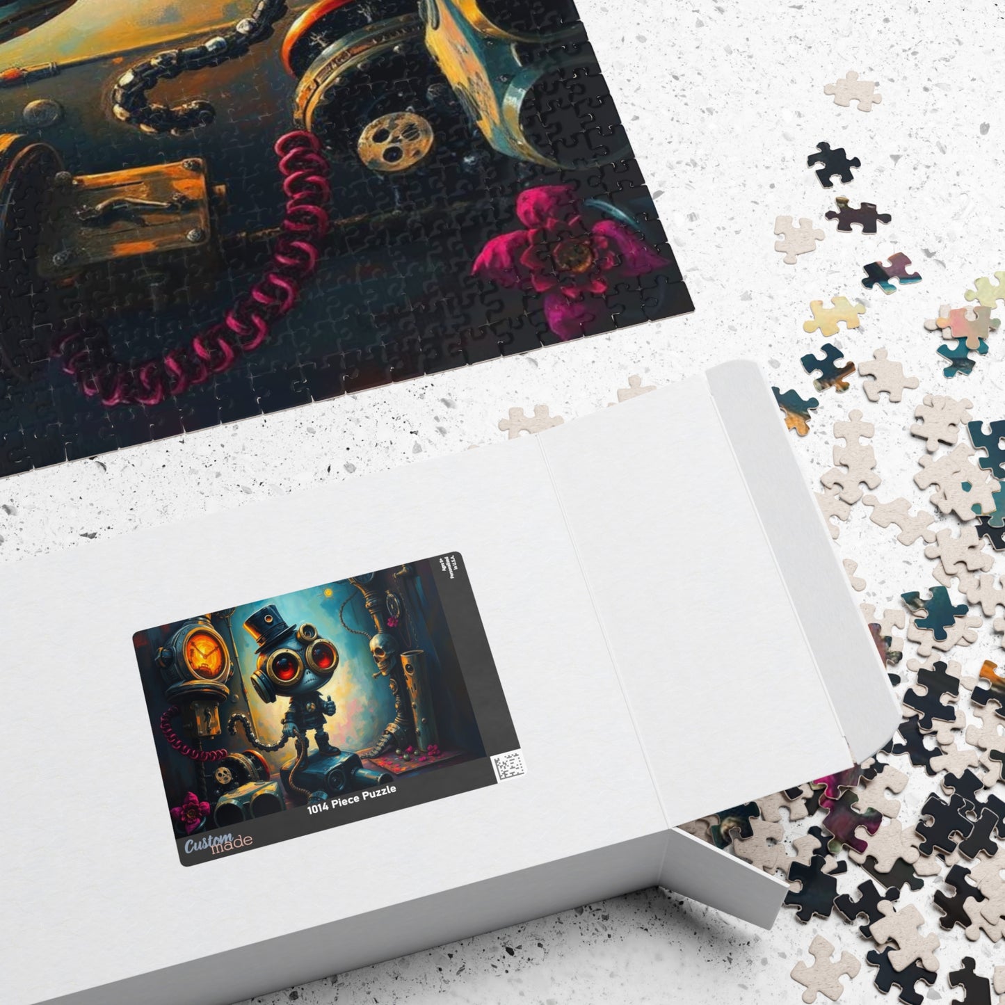Whimsical Steampunk Jigsaw Puzzle, Unique Birthday Holiday Gift, Family Fun Game Night, Quiet Home Entertainment, Puzzle Lover Puzzle The Puzzle Chest
