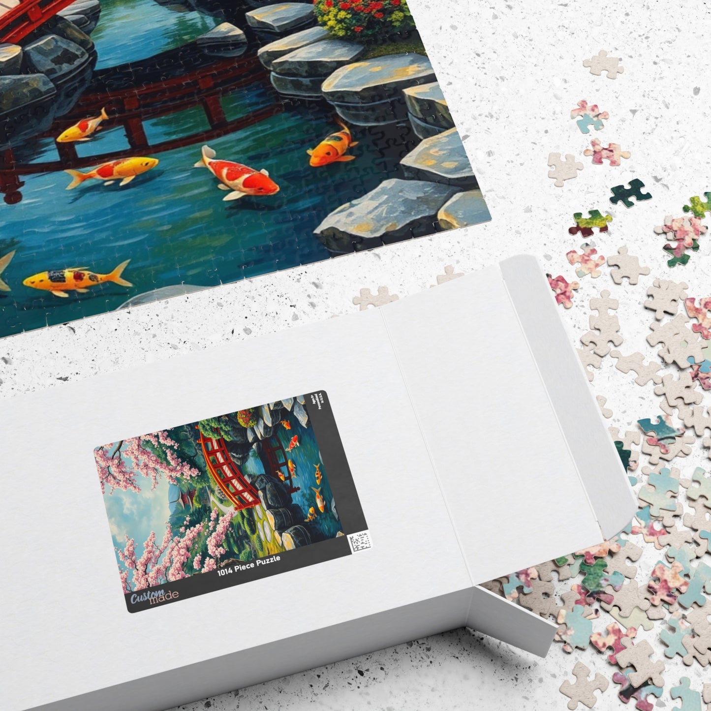 Serene Garden Puzzle, Relaxing Jigsaw for Nature Lovers, Unique Gift for Home, Mindfulness Activity, 1014-piece Puzzle Puzzle The Puzzle Chest