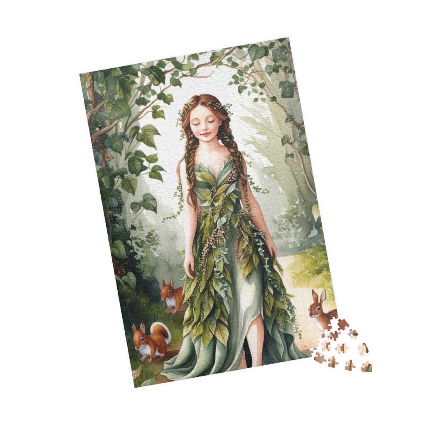 Whimsical Forest Nymph Puzzle, Mythical Creature Jigsaw Game, Best Unique Gift for Puzzle Lover Hobbyist, Fun Family Activity, Mindfulness Puzzle The Puzzle Chest