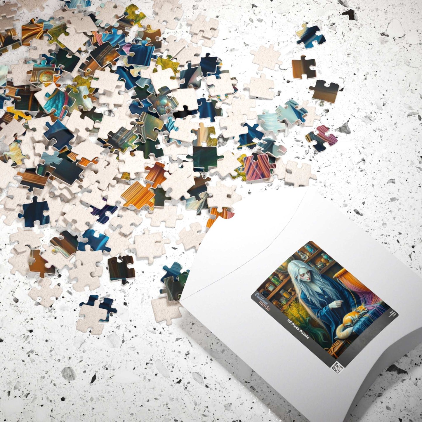 Threads of Magic Jigsaw Puzzle - Witch Puzzle, 110, 252, 520, 1014-piece Puzzle Lover Gift, Family Game Night, Therapy Activity, Halloween Puzzle The Puzzle Chest