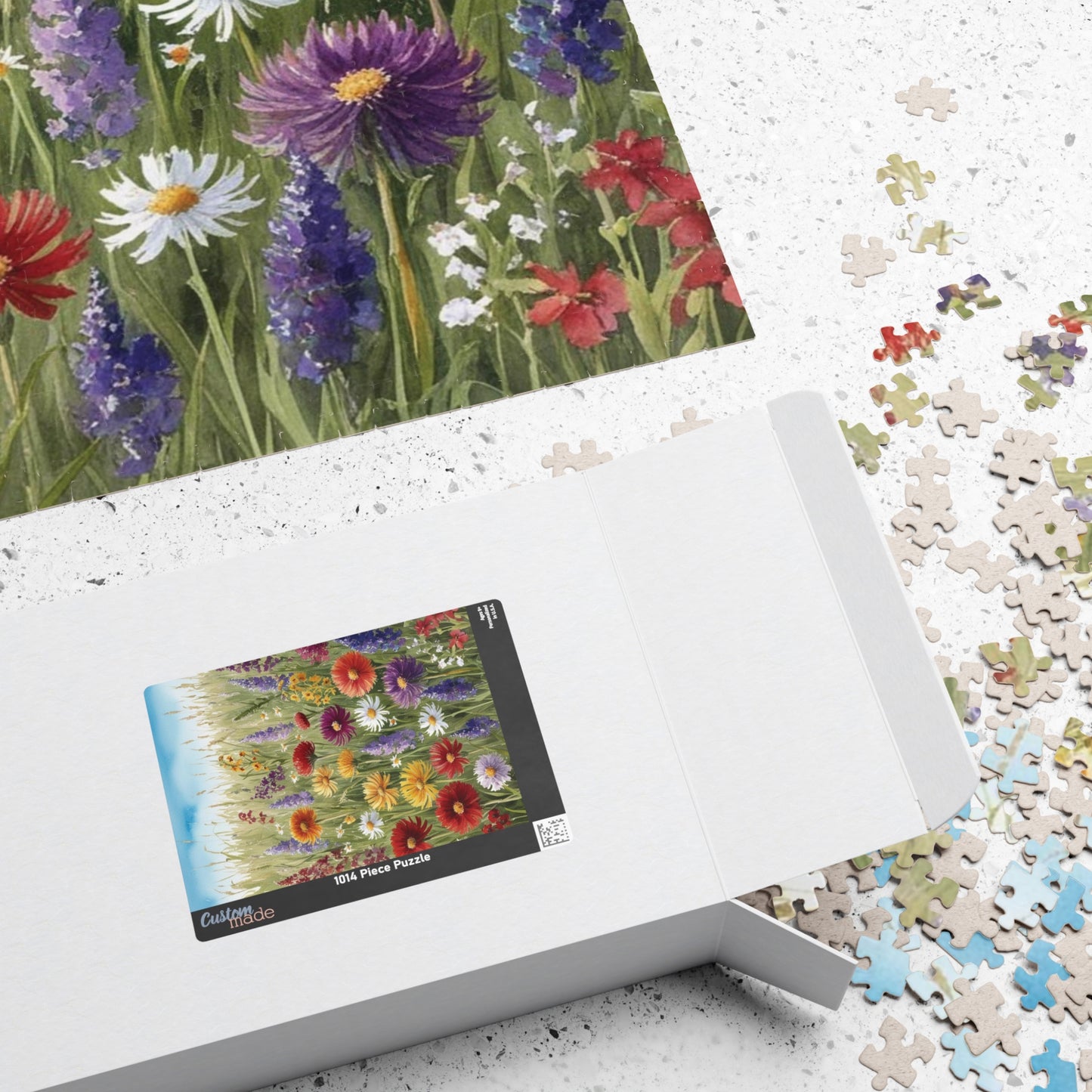 Wildflower Meadow Jigsaw Puzzle for Adult Home Entertainment, 110-1014 Piece, Gift for Puzzle Loving Friends, Family Game Night, Creative Leisure Activity Puzzle The Puzzle Chest
