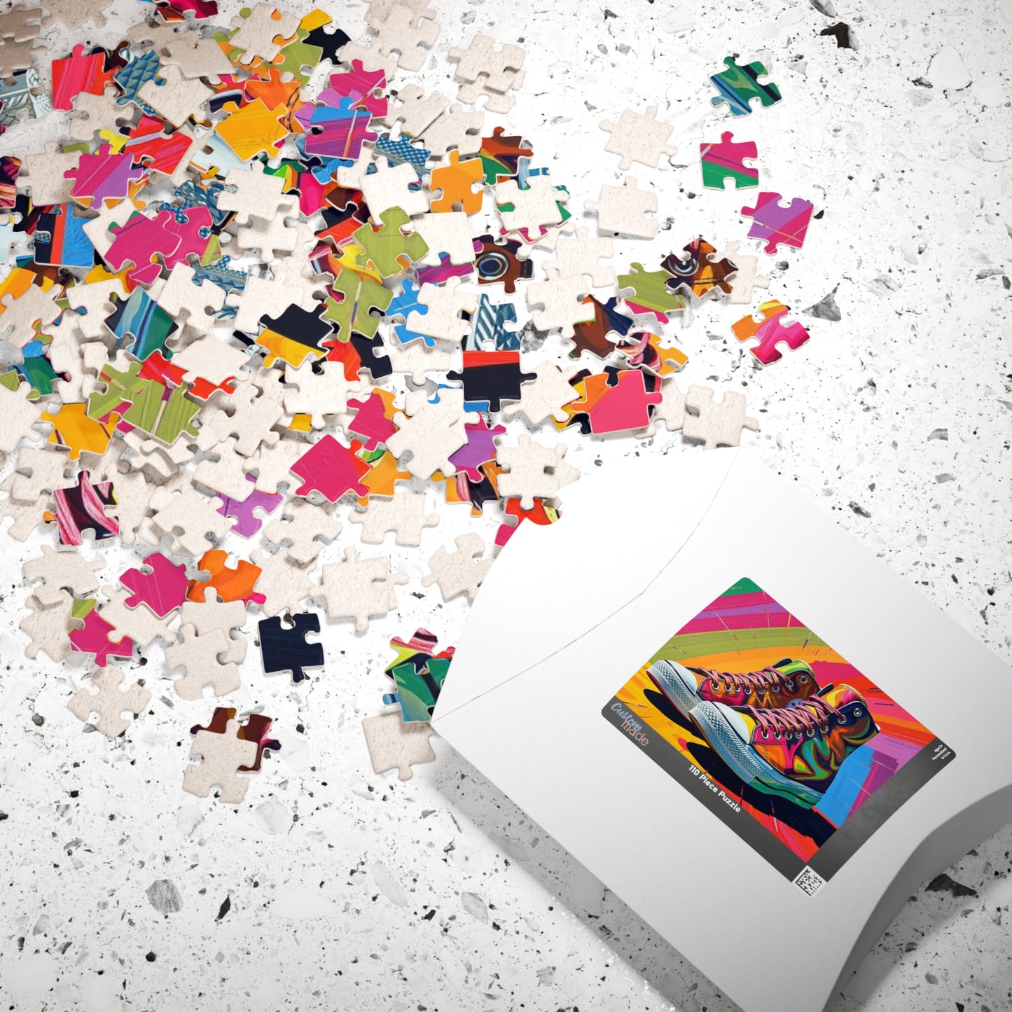 Colorful Converse Shoes Puzzle - Fun Pop Art Jigsaw for Shoe Lovers, Great Gift for Birthdays, Family Game Night, Creative Hobby Puzzle The Puzzle Chest