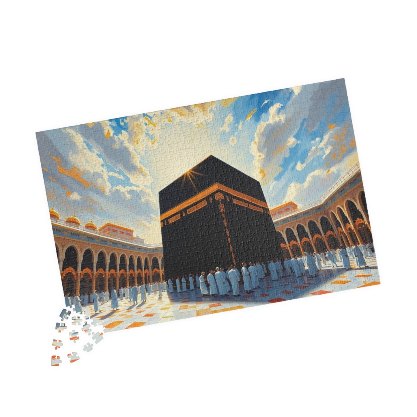The Holy Kaaba in Mecca Puzzle, Famous Historical Religious Landmark, Islamic Faith-Based Jigsaw, Ramadan Eid Gift for Muslim Game Night Puzzle The Puzzle Chest