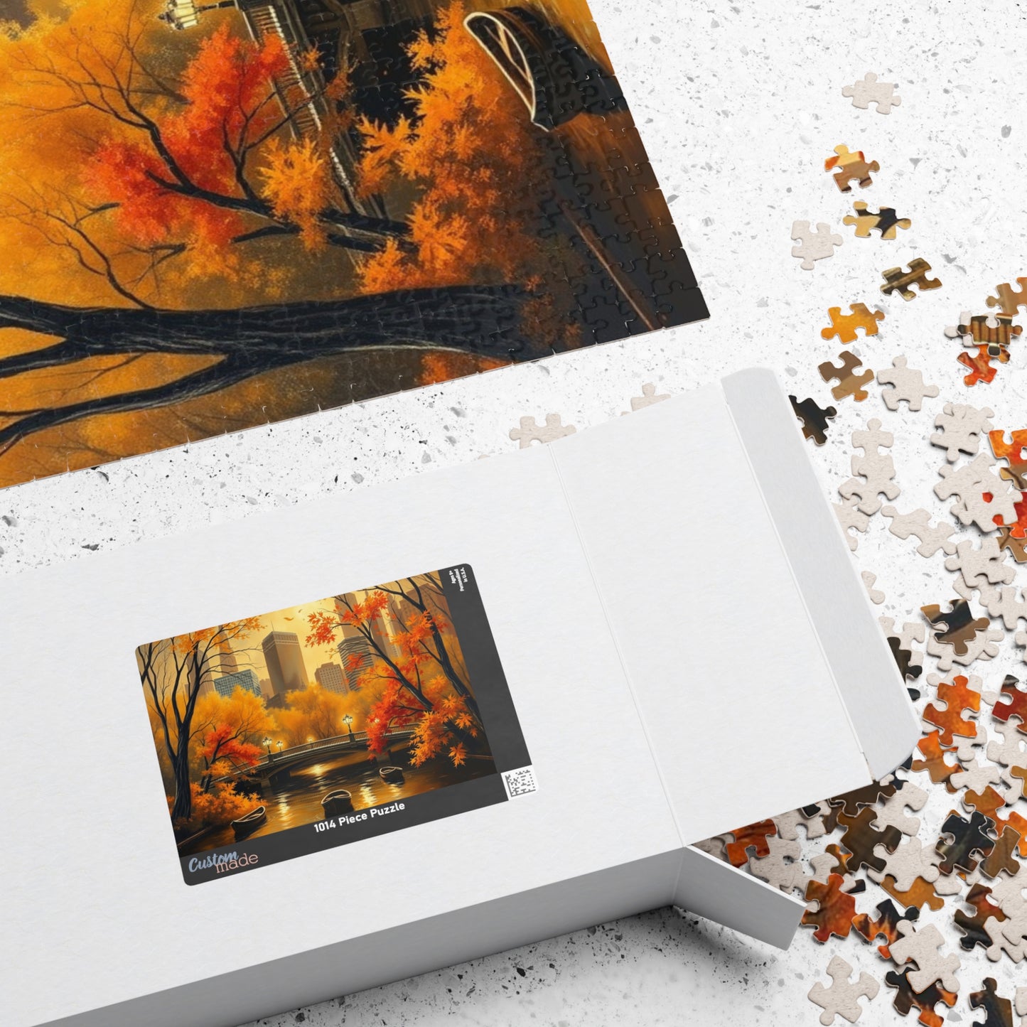 Central Park Sunrise Landscape Puzzle, 110, 252, 520, 1014-piece - Relaxing Jigsaw Game, Perfect Gift for Puzzle Lovers, Stress Relief Puzzle The Puzzle Chest