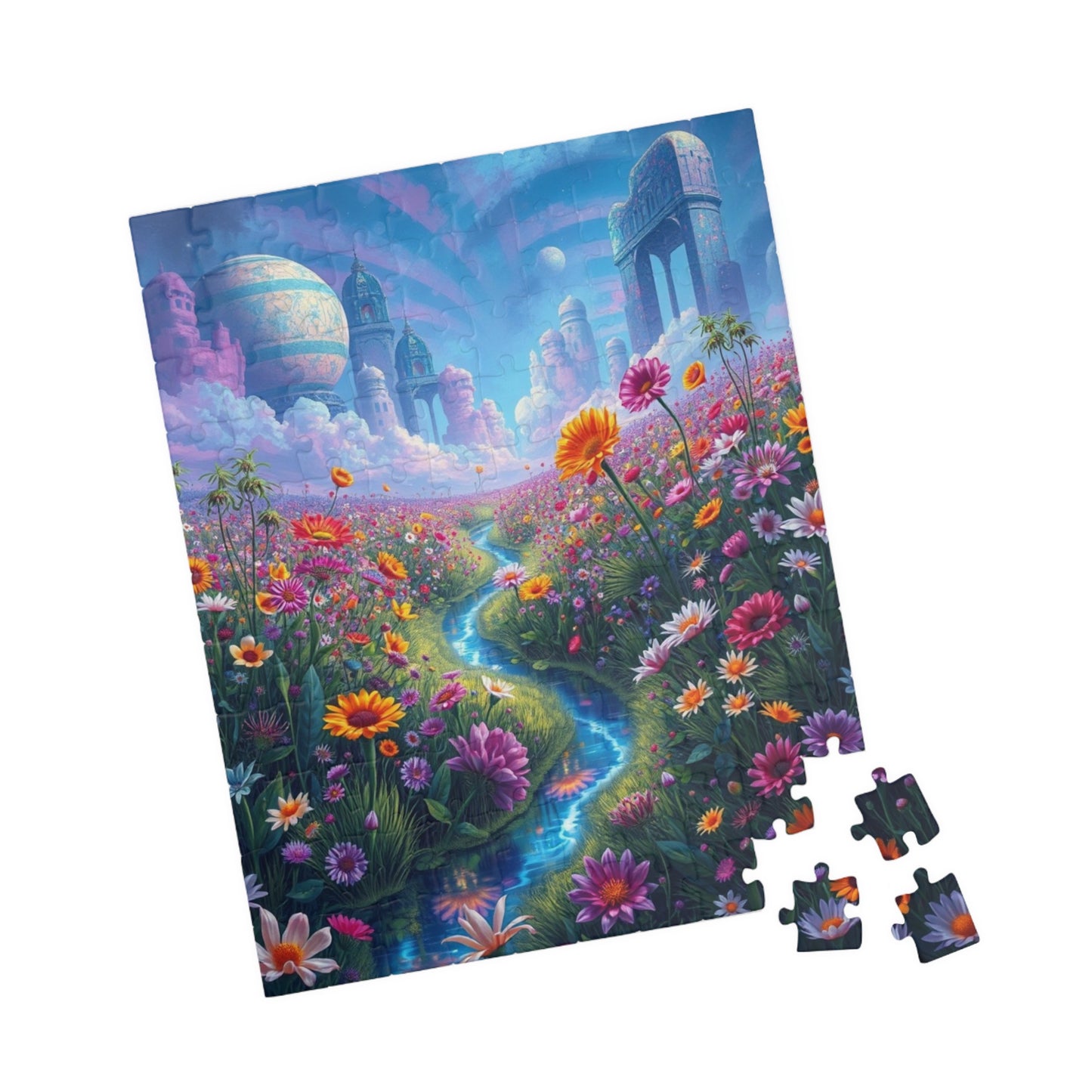Dreamy Fantasy Landscape Puzzle - 110, 252, 520, 1014-piece, Perfect for Family Game Night, Gifts for Puzzle Lovers, Home Entertainment Puzzle The Puzzle Chest