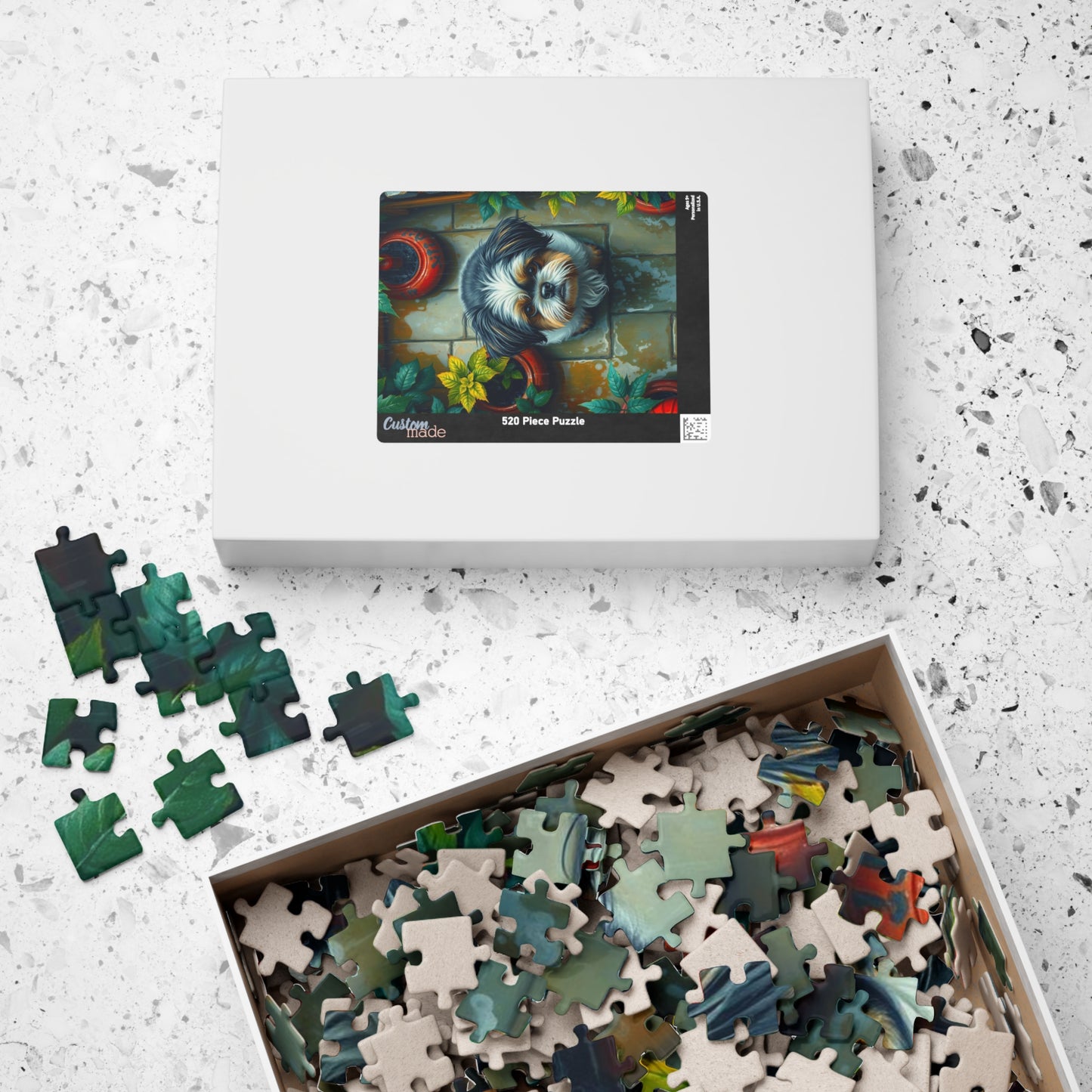 Whimsical Dog Jigsaw Puzzle - Shih Tzu, Gift for Pet Lovers, Family Fun Activity, Home Decor, Rainy Day Playtime, Animal Lovers Collection Puzzle The Puzzle Chest