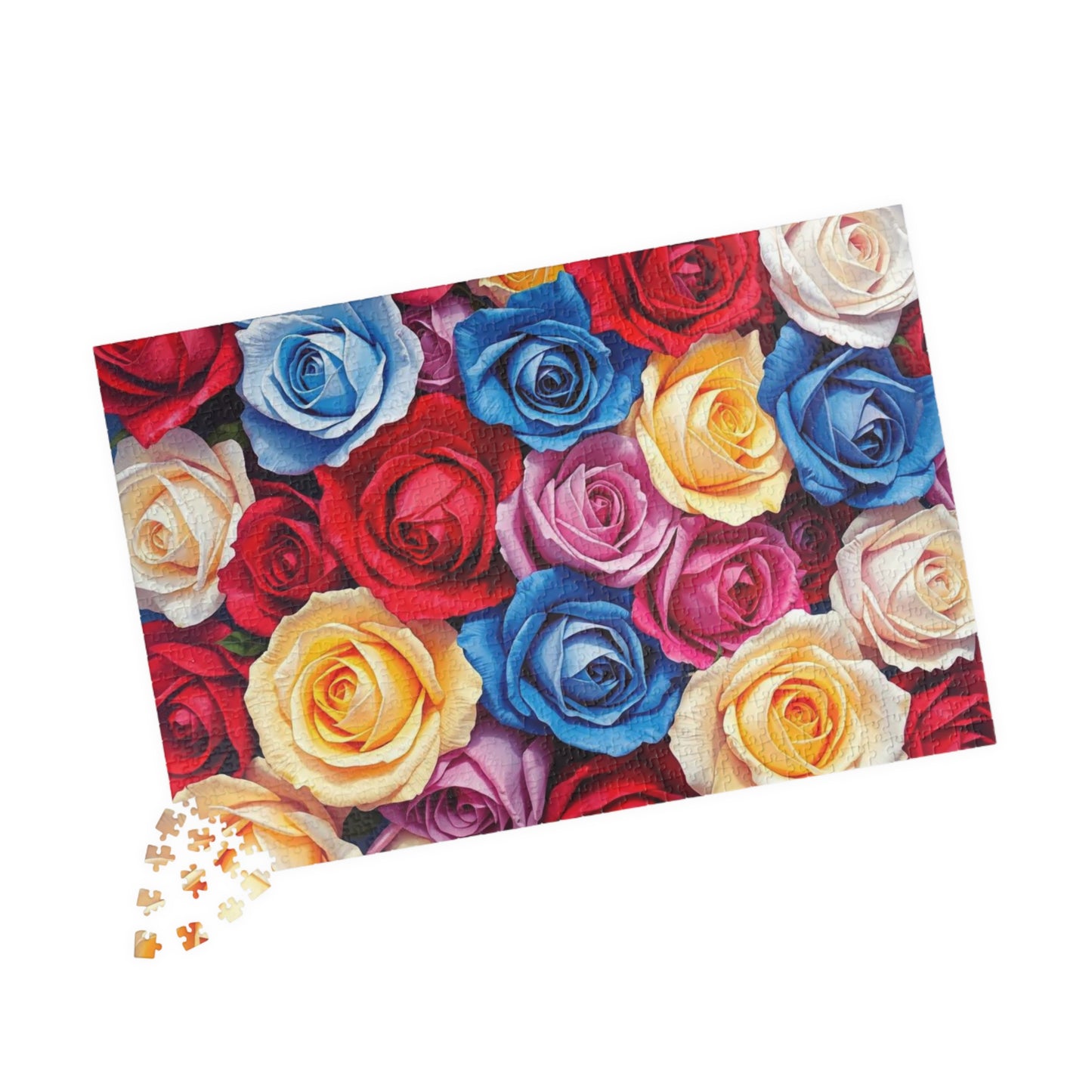 Beautiful Floral Rose Puzzle 1000 Piece Jigsaw Puzzle for Adults Perfect Gift for Family Bonding, Game Night, Flower Lovers, Mental Exercise Puzzle The Puzzle Chest