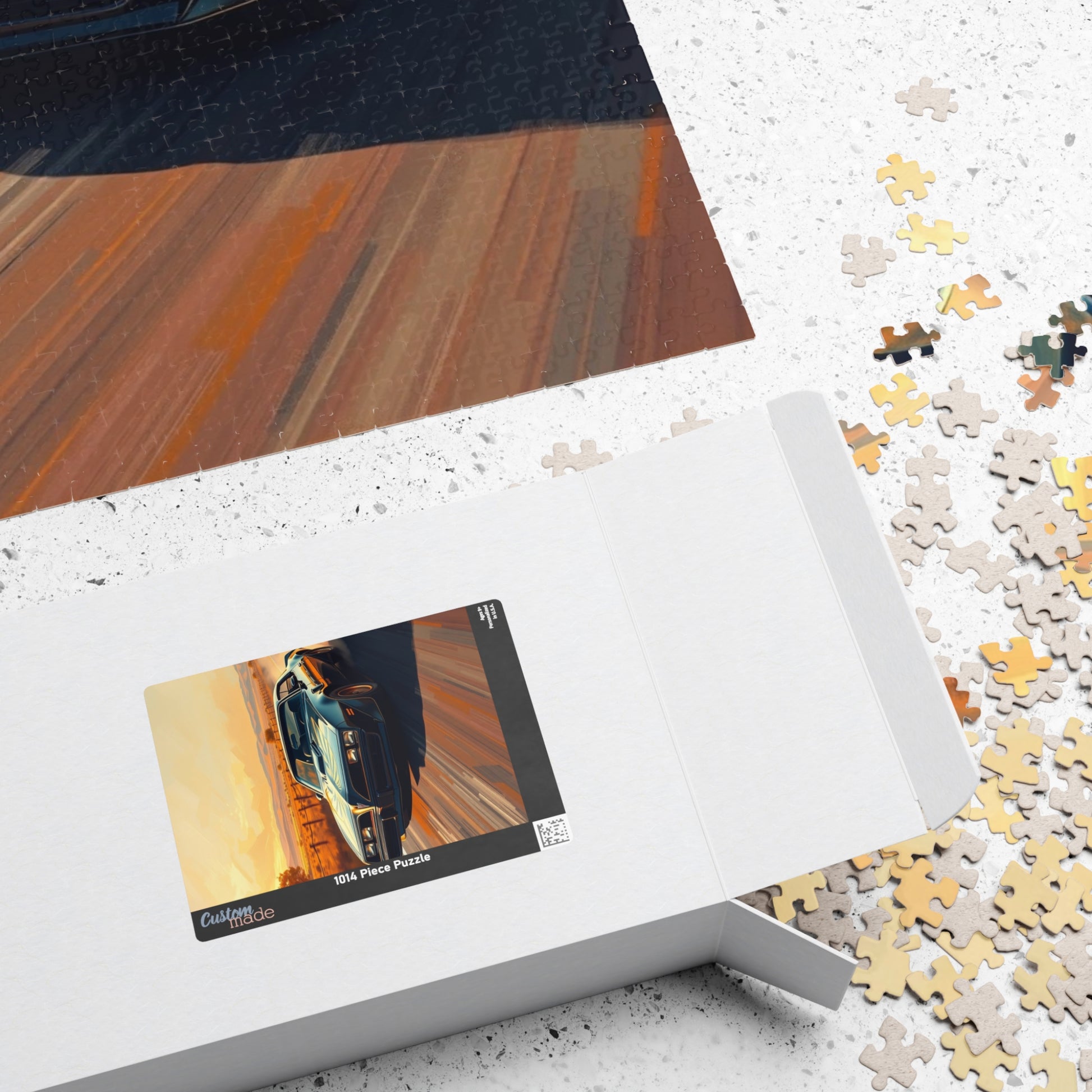 Vintage Car Jigsaw Puzzle - 1977 Firebird, Classic Auto Art Puzzle The Puzzle Chest