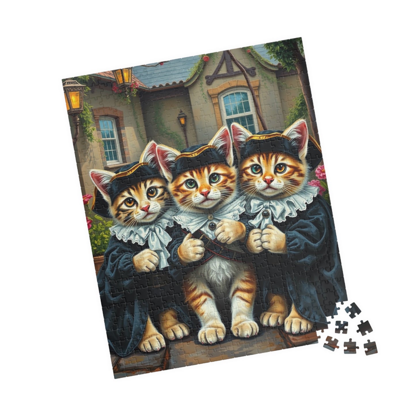 Charming Cat-themed Puzzle, Animal Jigsaw Game, Fun Family Activity, Best Cat Lover Gift Puzzle The Puzzle Chest