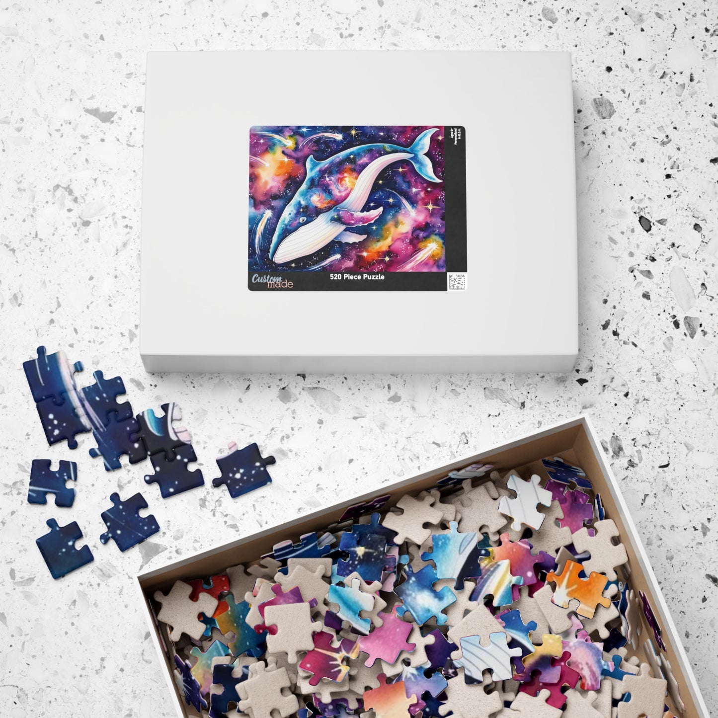 Space Animal Puzzle, Cosmic Whale Jigsaw, Starry Nebulae Game, Galaxy Puzzle Gift, Astronomical Fun Family Entertainment, Puzzle Enthusiasts Puzzle The Puzzle Chest