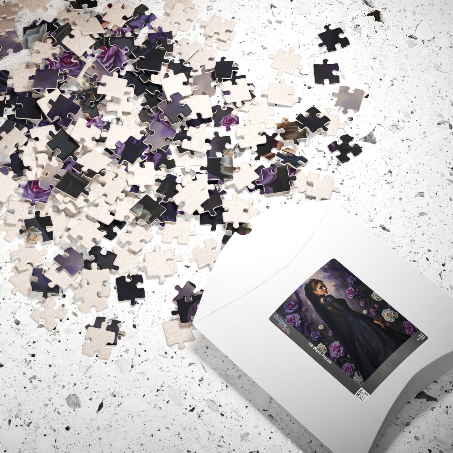 Dark Elegance Art Puzzle, Gothic Puzzle, Puzzle Gift for Adults, Unique Home Décor, Family Game Night, 110-1014 Pieces Puzzle The Puzzle Chest