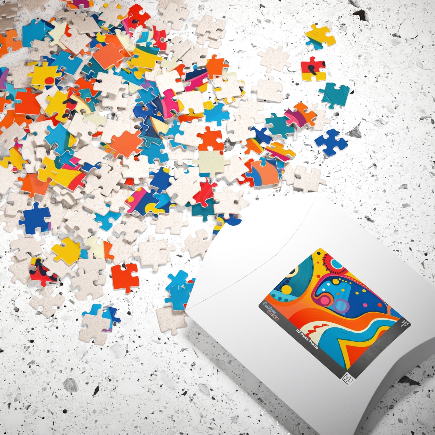 Colorful Abstract Jigsaw Puzzle for Creative Minds Puzzle The Puzzle Chest