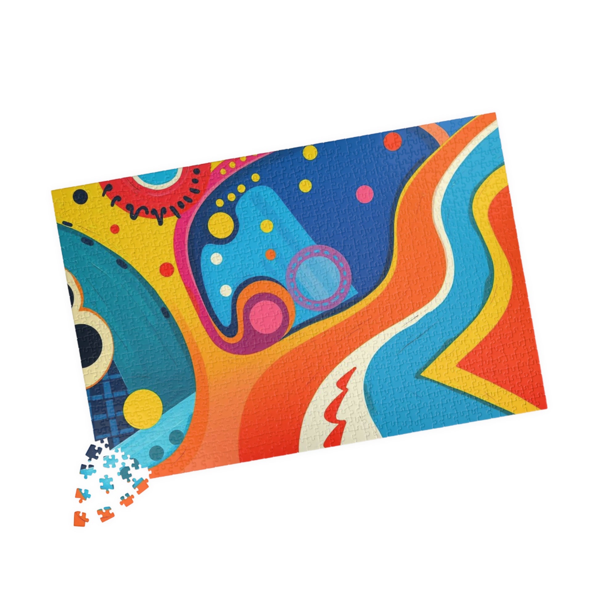 Colorful Abstract Jigsaw Puzzle for Creative Minds Puzzle The Puzzle Chest