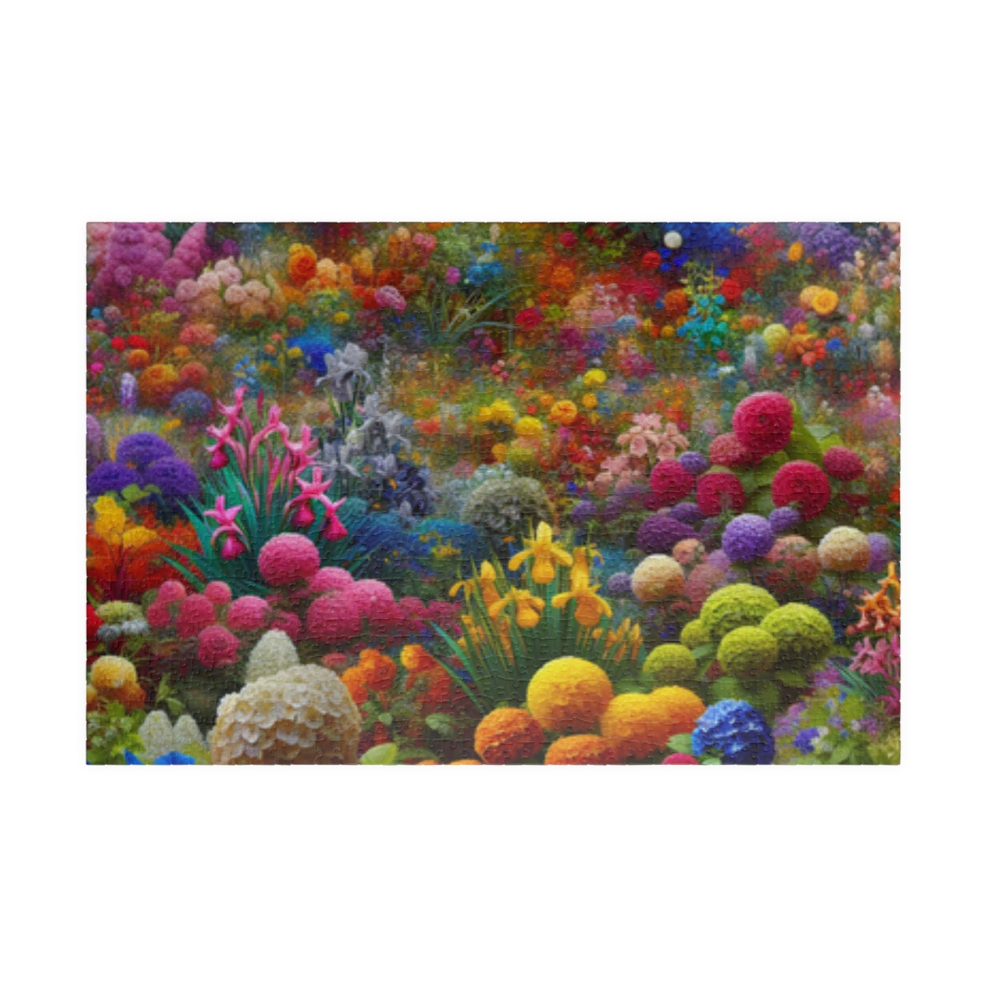 Blooming Wildflower Garden Puzzle, Floral Art Challenging Jigsaw, Flower Tabletop Game 1014 pcs (Horizontal) Puzzle The Puzzle Chest