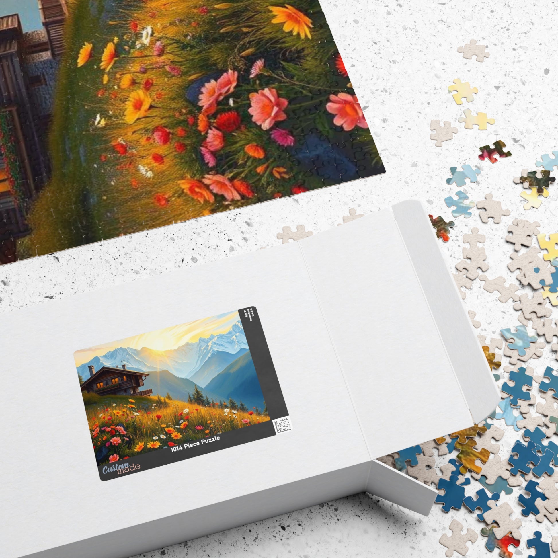 Scenic Mountain Jigsaw Puzzle - 110, 252, 520, 1014-piece, Nature Decor, Gift for Nature Lovers, Family Fun, Indoor Activity Puzzle The Puzzle Chest