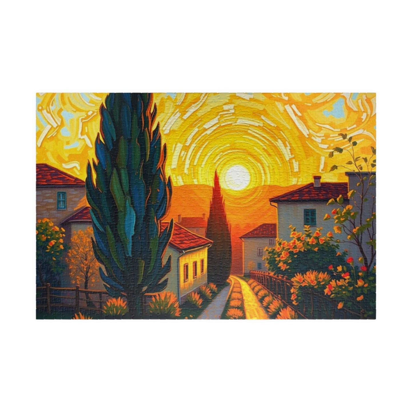 Sunset Serenity Landscape Puzzle, 110-1014 Piece Jigsaw Puzzle for Adult, Gift for Friend, Family Fun Game Night, Relaxation Activity, Peace 1014 pcs (Horizontal) Puzzle The Puzzle Chest