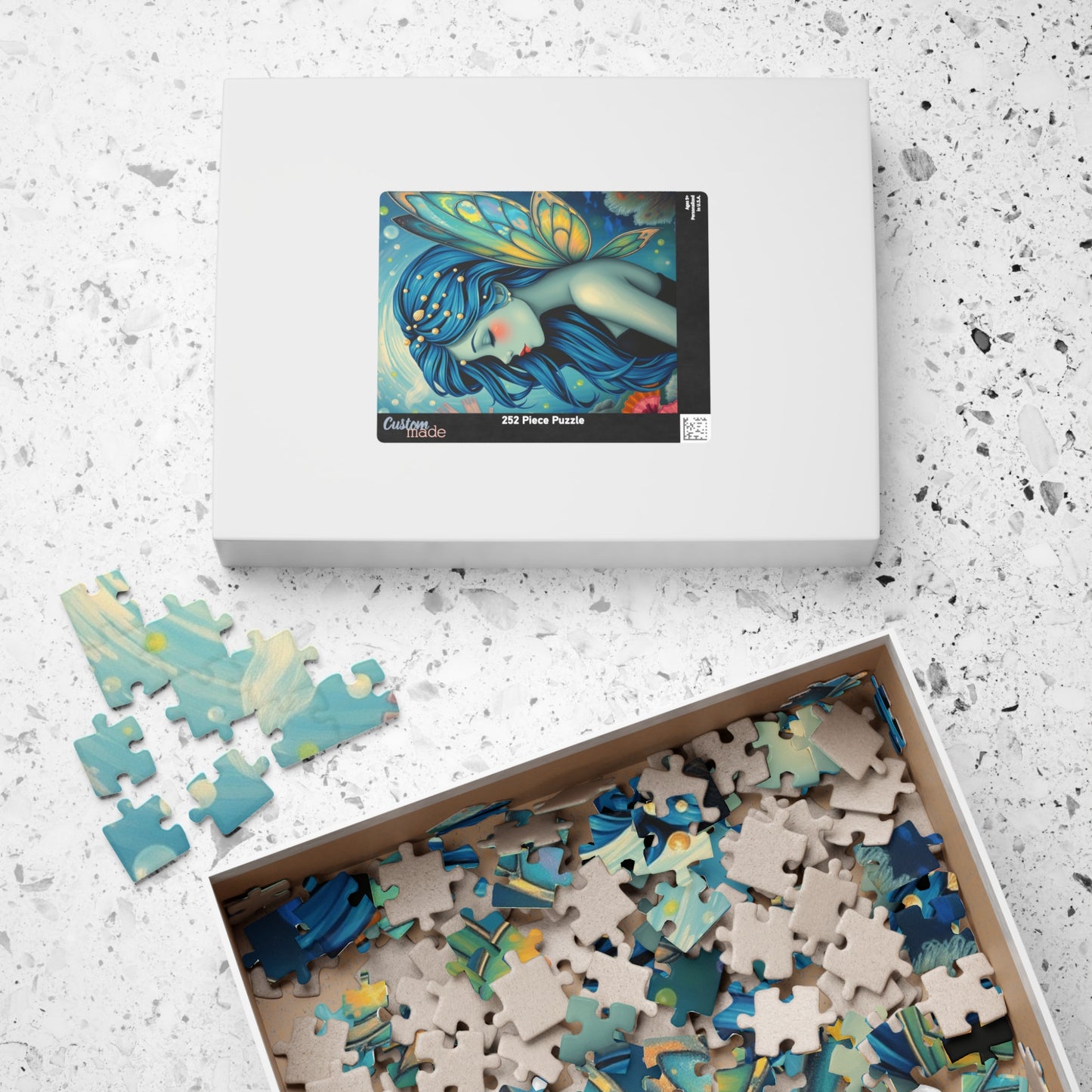 Fairy Dreams Jigsaw Puzzle, Colorful Fantasy Artwork Game for Adult, Relaxing Gift, Family Game Night Unique Puzzle Lover Home Entertainment