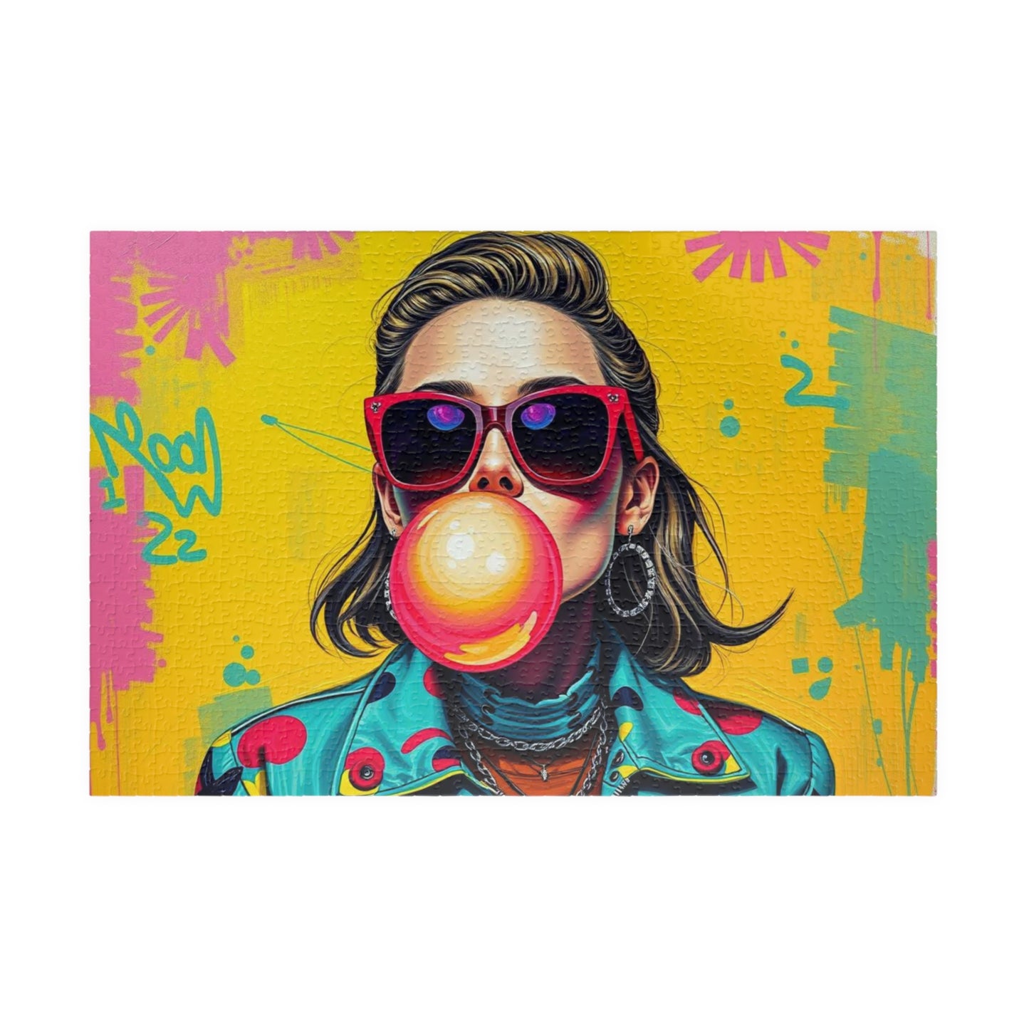 Retro Pop Art Jigsaw Puzzle | Fun Gift for Adults, Home Entertainment, Unique Collectible, Great for Parties and Family Nights 1014 pcs (Horizontal) Puzzle The Puzzle Chest