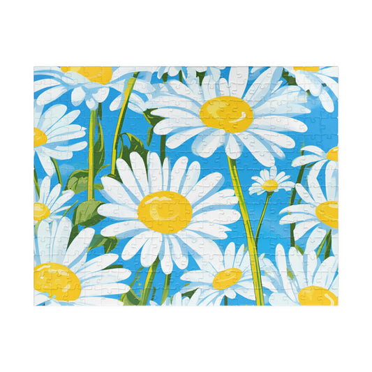 Daisy Delight Jigsaw Puzzle for Adults, Floral Jigsaw for Relaxing Days, Gift for Nature Lovers, Family Game Night, Fun Indoor Activity 252 pcs (Horizontal) Puzzle The Puzzle Chest