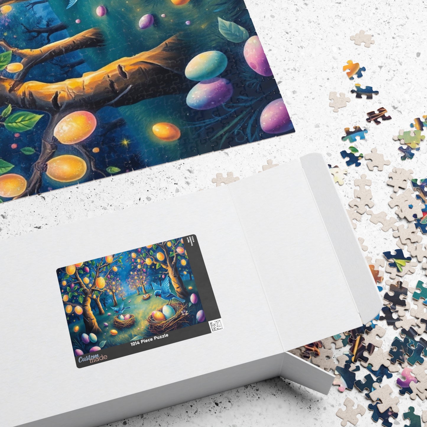 Springtime Nesting Birds Puzzle, Easter Theme Jigsaw Game for Adult Puzzle Lovers, Family Activity, Birthday Holiday Gift for Friends Puzzle The Puzzle Chest