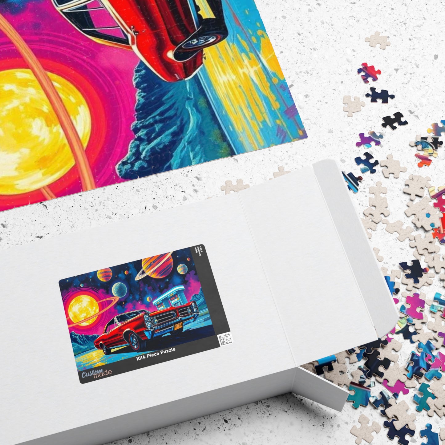 Retro Car Cosmos Puzzle - Space Theme Puzzle The Puzzle Chest