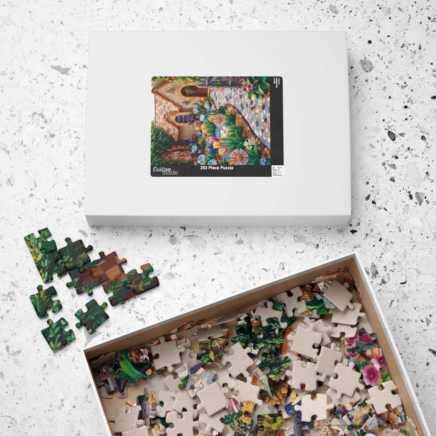 Garden Path Puzzle, 110, 252, 520, 1014-Piece Floral Landscape Jigsaw Game | Relaxing Gift for Puzzle Lovers, Family Activity, Creative Gift Puzzle The Puzzle Chest