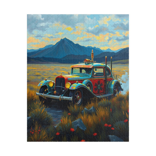 Vintage Steampunk Car Puzzle, Nostalgic Jigsaw Game for Adults 520 pcs (Vertical) Puzzle The Puzzle Chest