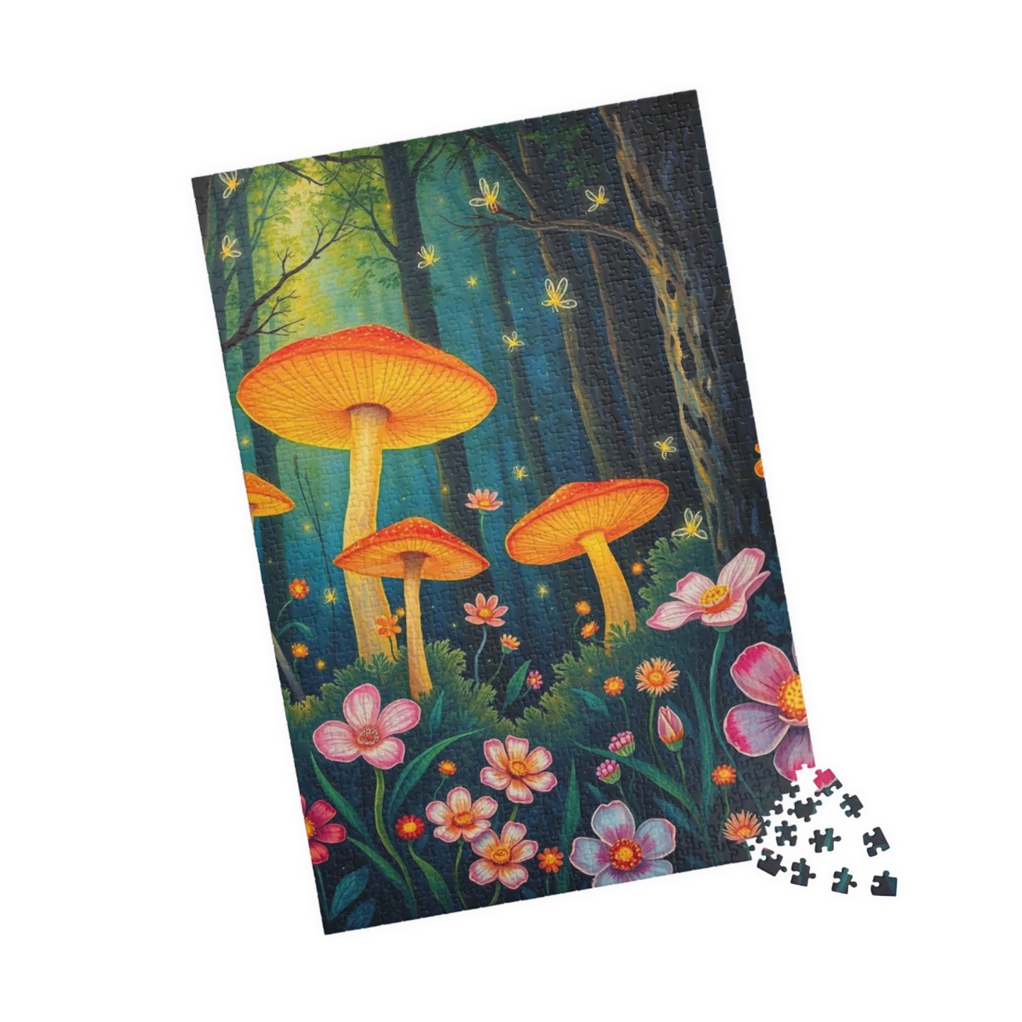 Mushroom Forest Puzzle, Nature-Themed Jigsaw Game, 110-1014 Piece Family or Solo Fun, Holiday Birthday Gift for Nature Lover, Friend Puzzle The Puzzle Chest