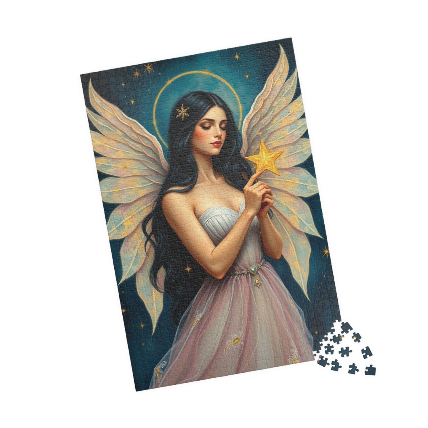 Whimsical Fairy Puzzle, Enchanting Jigsaw Game for All Ages, Perfect Gift for Birthdays, Family Gatherings, Cozy Nights In, Quiet Leisure