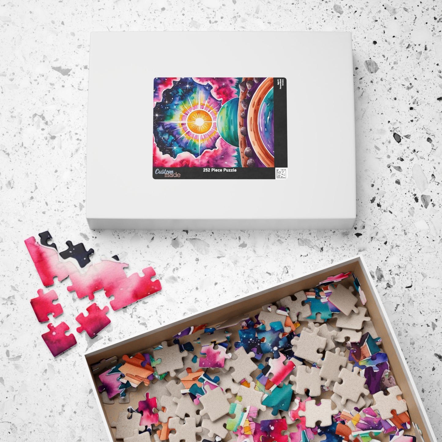 Galactic Sunrise Jigsaw Puzzle, Space Themed Puzzle with Stars Nebulae and Asteroids, Family Game Night Activity, Puzzle Enthusiast Hobbyist Puzzle The Puzzle Chest